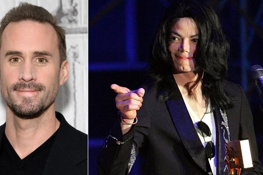 Joseph Fiennes, left, will play Michael Jackson in an upcoming TV comedy short.