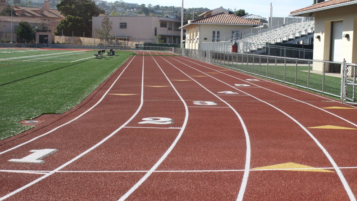 The renovated La Jolla High School Athletic Complex was unveiled in October 2016. It includes new home-and-visitor plazas, entry gates, bleachers, weight rooms, tennis plaza; and the replacement of the synthetic turf field and resurfacing of the track.
