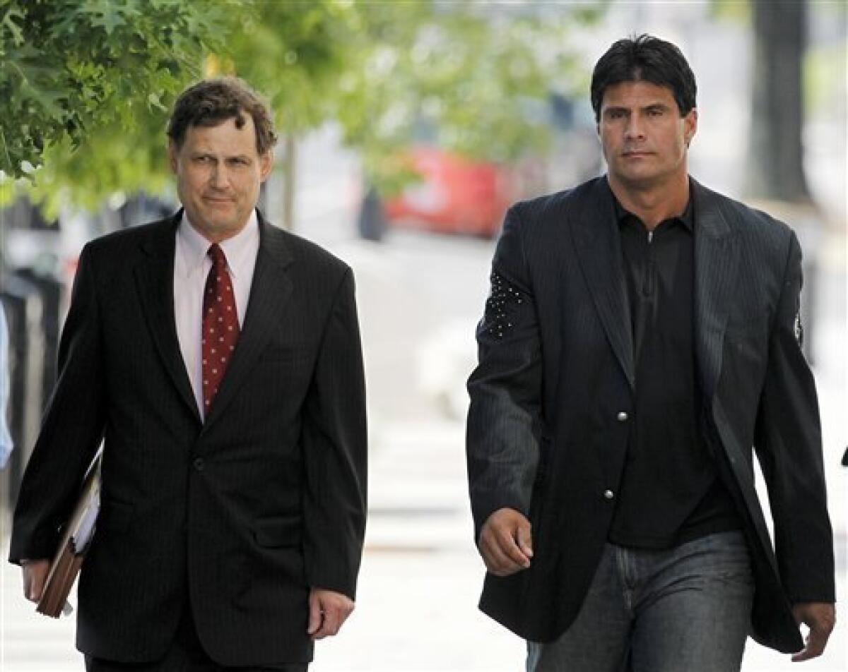 Jose Canseco really wants to be head of the Fed