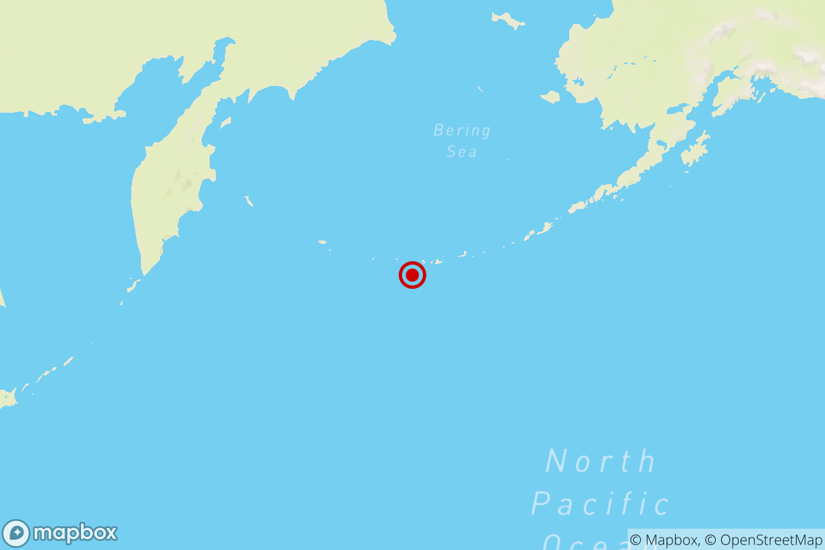 Earthquake 6 1 Quake Registered Near Adak Alaska Los Angeles Times