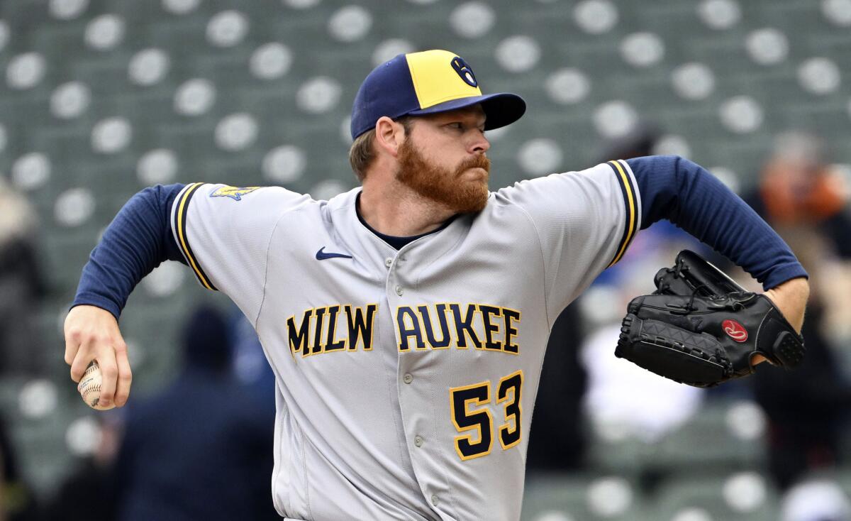 Brewers hopeful that Brandon Woodruff can return from IL to start Sunday  against Pirates - The San Diego Union-Tribune