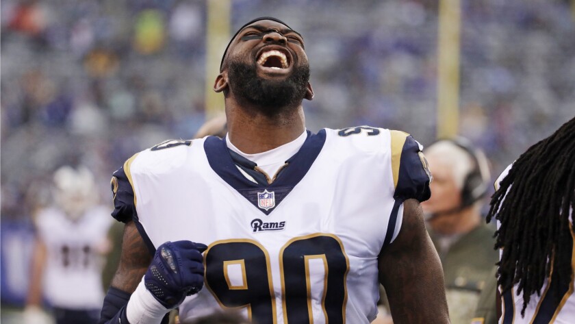 Michael Brockers was taken by the Rams with the No. 14 overall pick in the 2012 NFL draft out of Louisiana State.