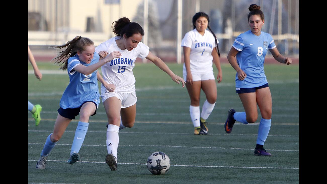 Photo Gallery: Crescenta Valley High School girls soccer vs. Burbank High School