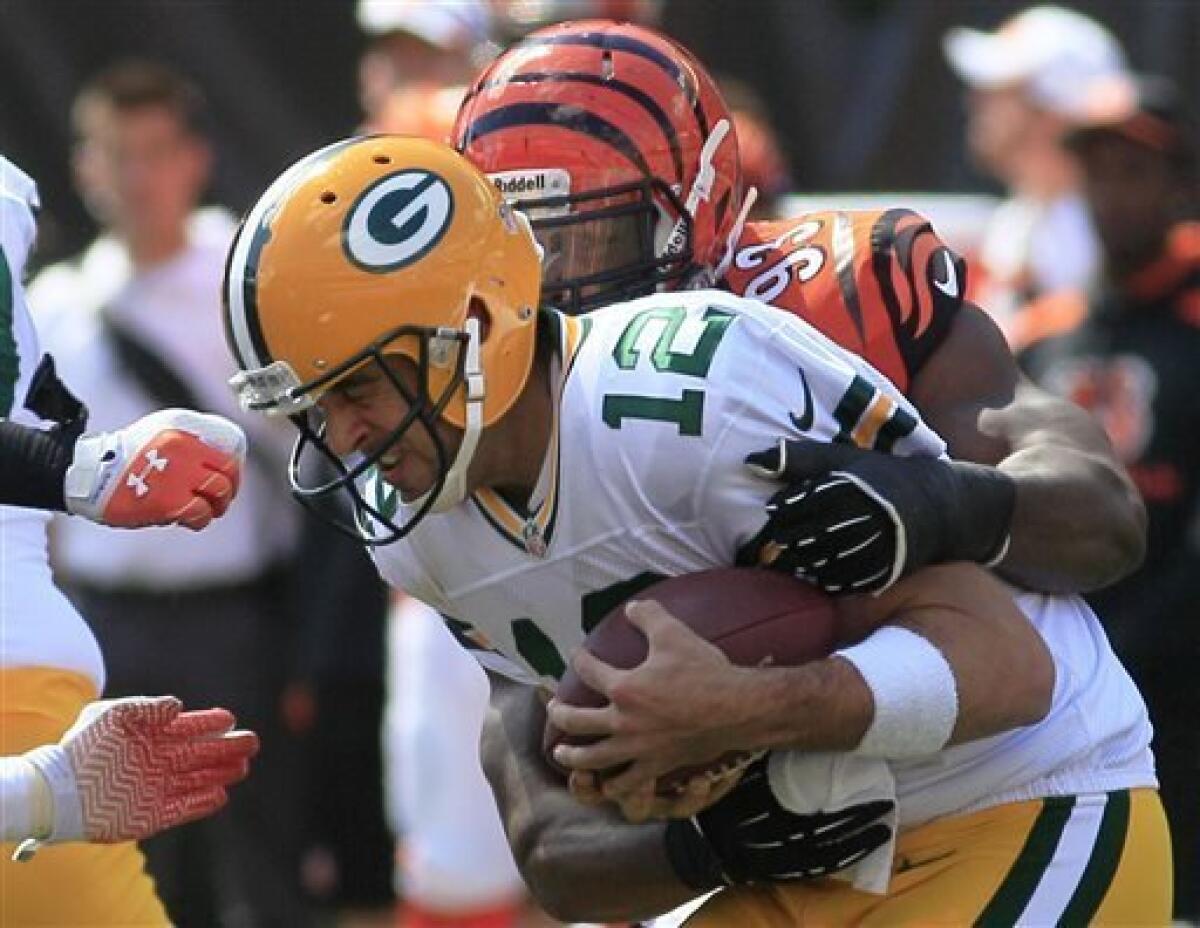 Packers blow 16-point lead, lose to Bengals 34-30 - The San Diego  Union-Tribune