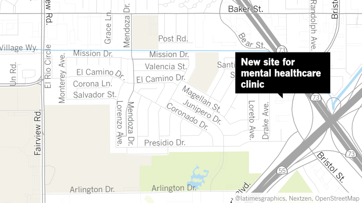 Orange County supervisors decided this week to lease property at 2801 Bristol St. in Costa Mesa to use as a mental healthcare clinic.