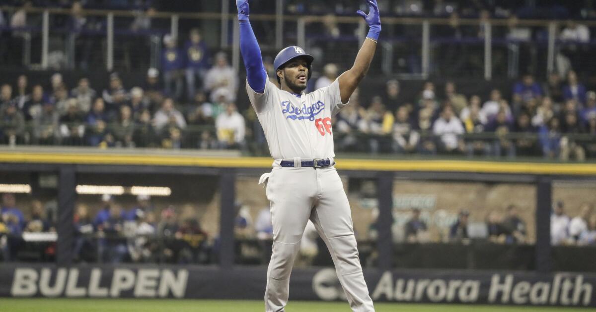 Yasiel Puig sets Dodgers merchandise sales record - Los Angeles Times
