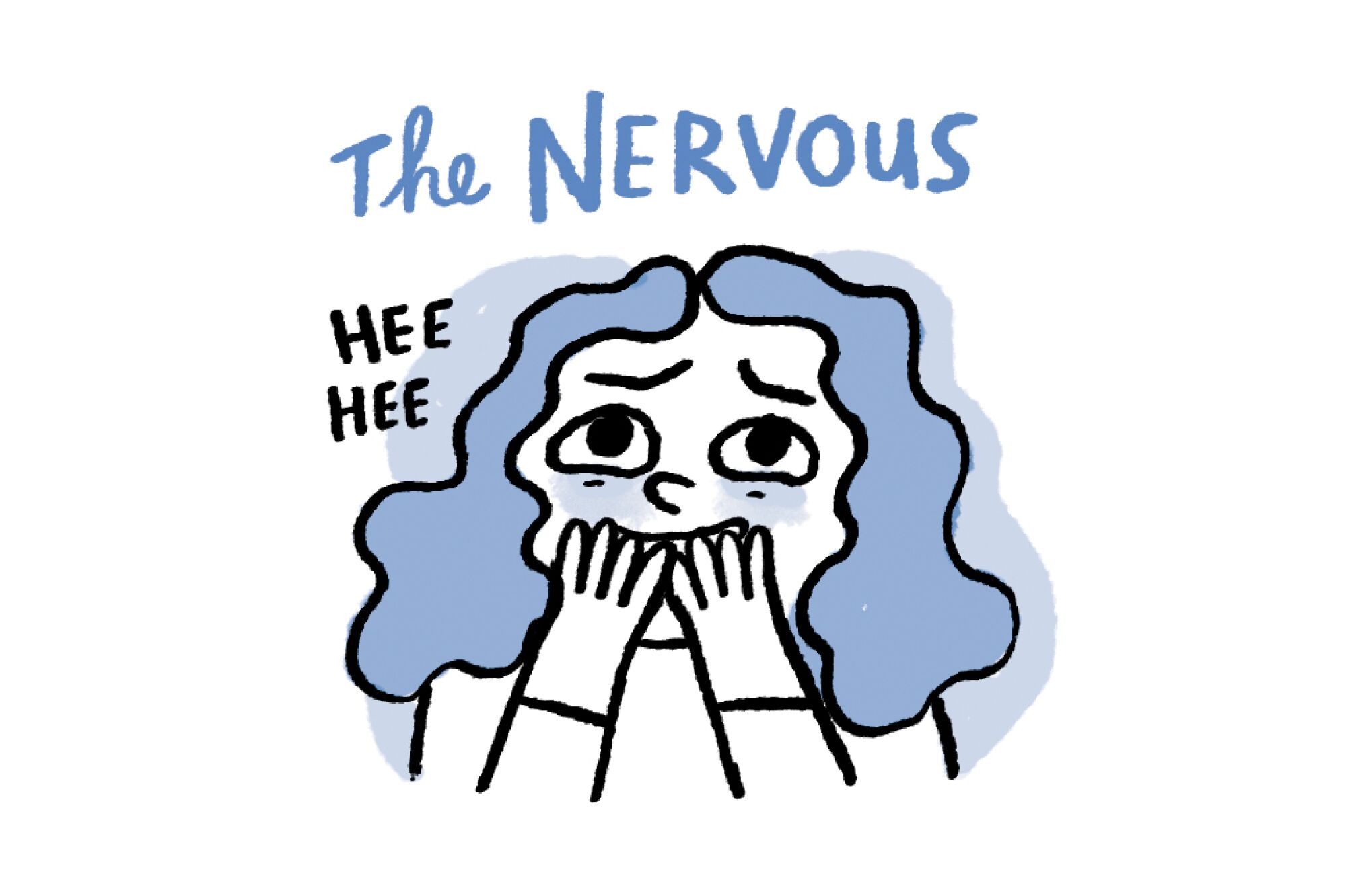 Comedy club laugher - nervous