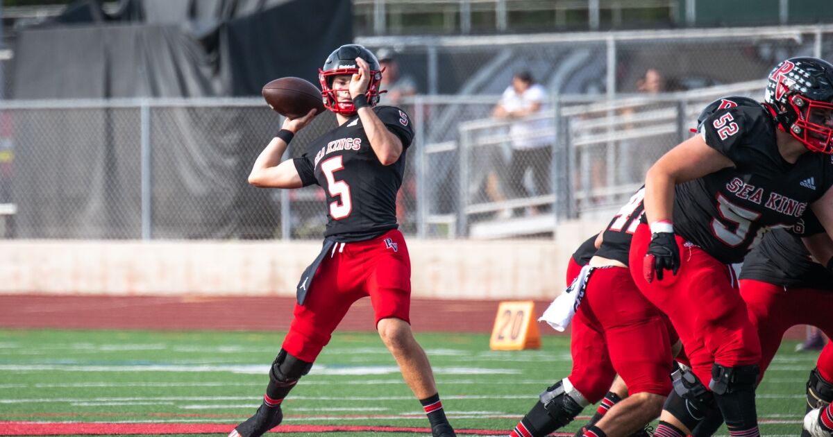 Palos Verdes High QB Charlie Beuerlein is amped for surfing and football playoffs