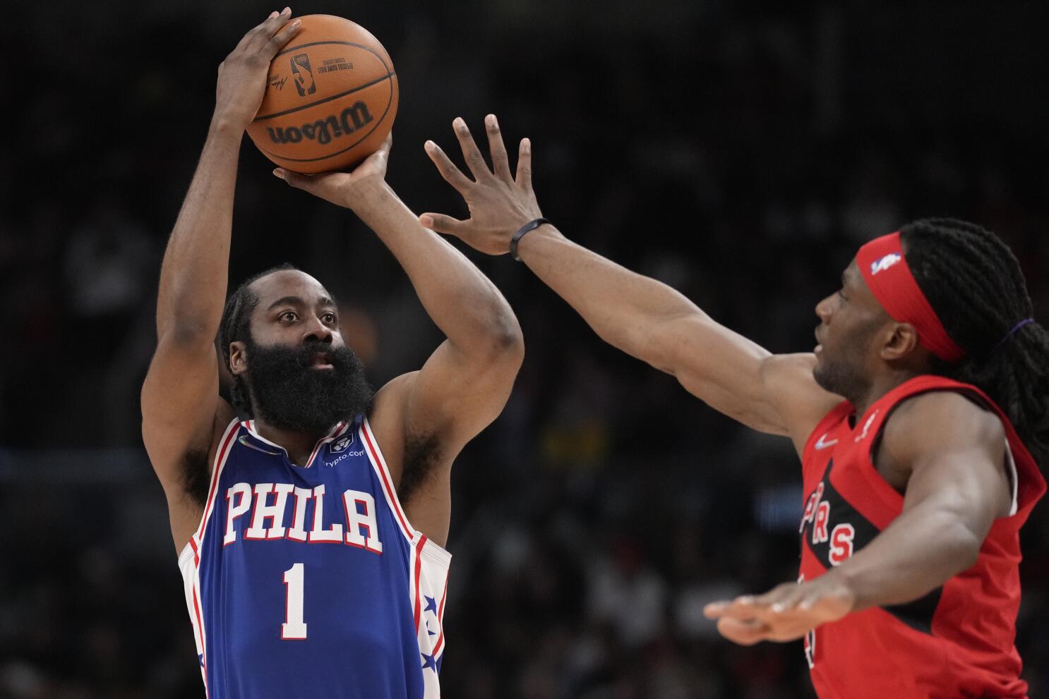James Harden shines in Sixers' 1-point victory over Celtics