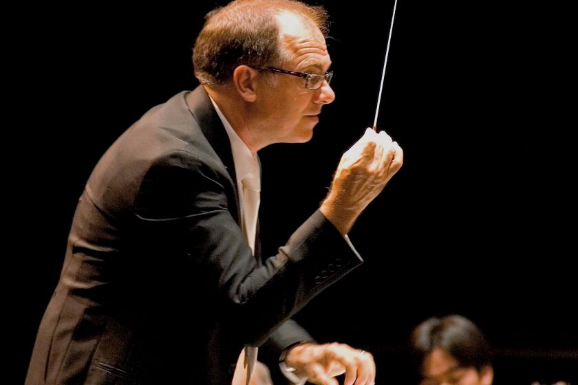 Steven Schick, shown at a previous concert, is music director of La Jolla Symphony & Chorus.