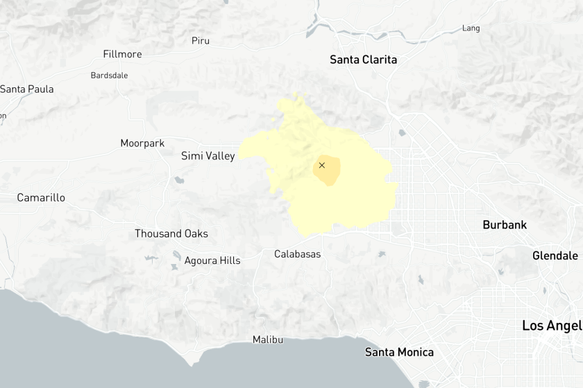 A magnitude 3.2 earthquake was reported Sunday afternoon at 2:45 p.m. Pacific time in Los Angeles, according to the U.S. Geological Survey.