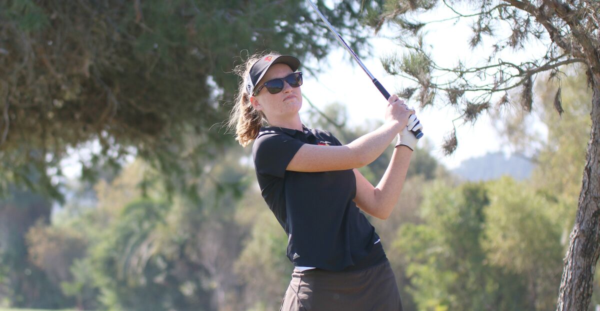 2019 CIF Individual champion, junior Libby Fleming of Torrey Pines.