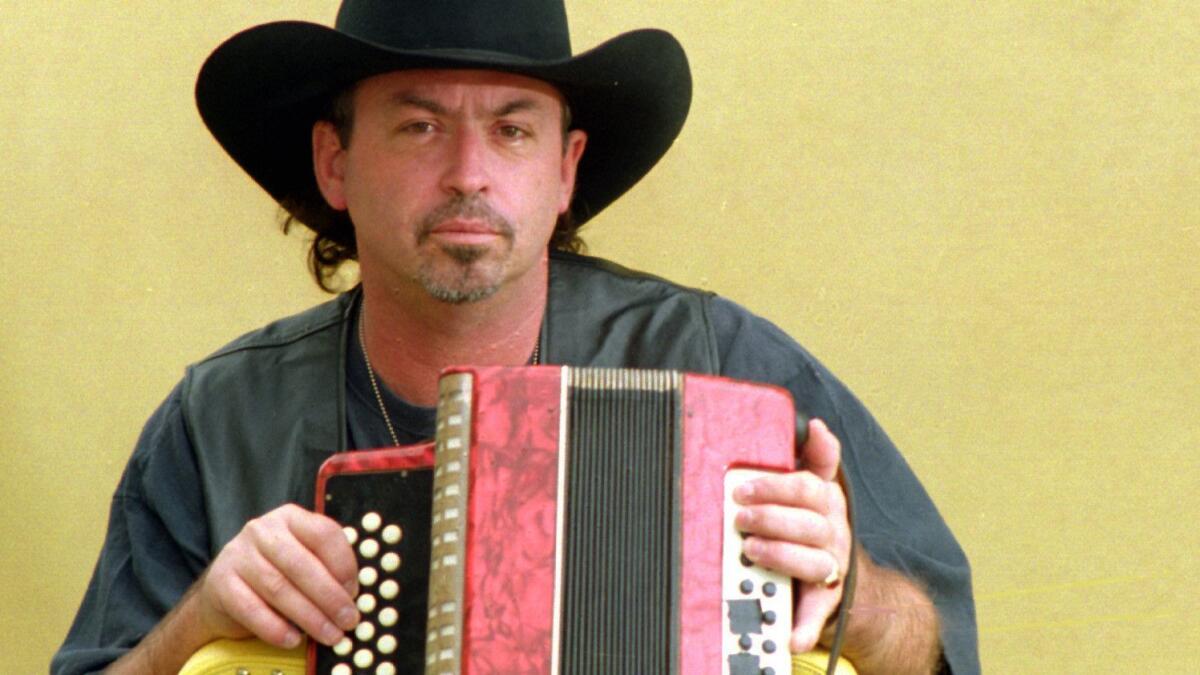 Musician Chris Gaffney, in a 1994 L.A. Times file photo.