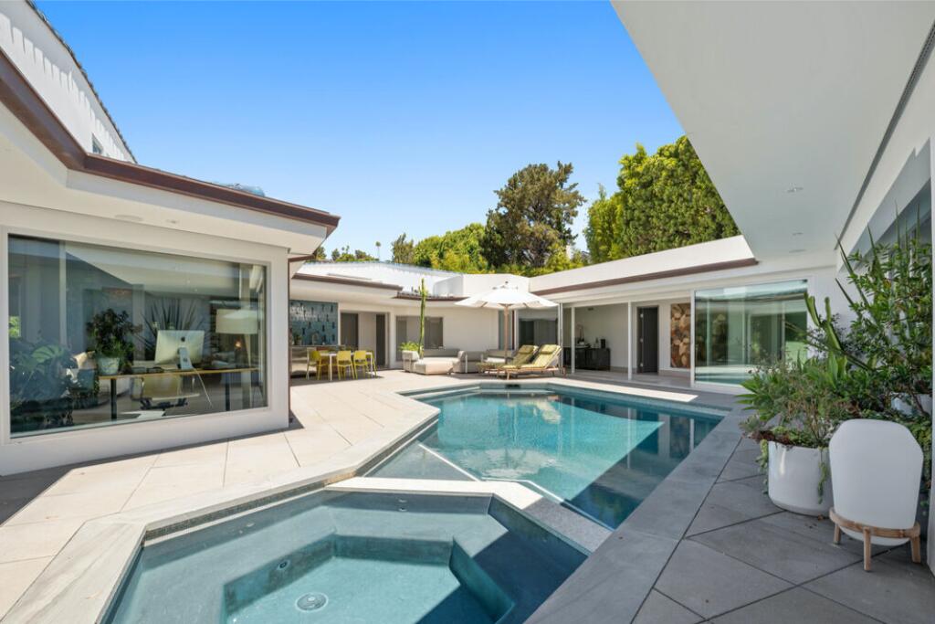 Bel-Air Midcentury built for Doors guitarist Robby Krieger asks $13.9 ...