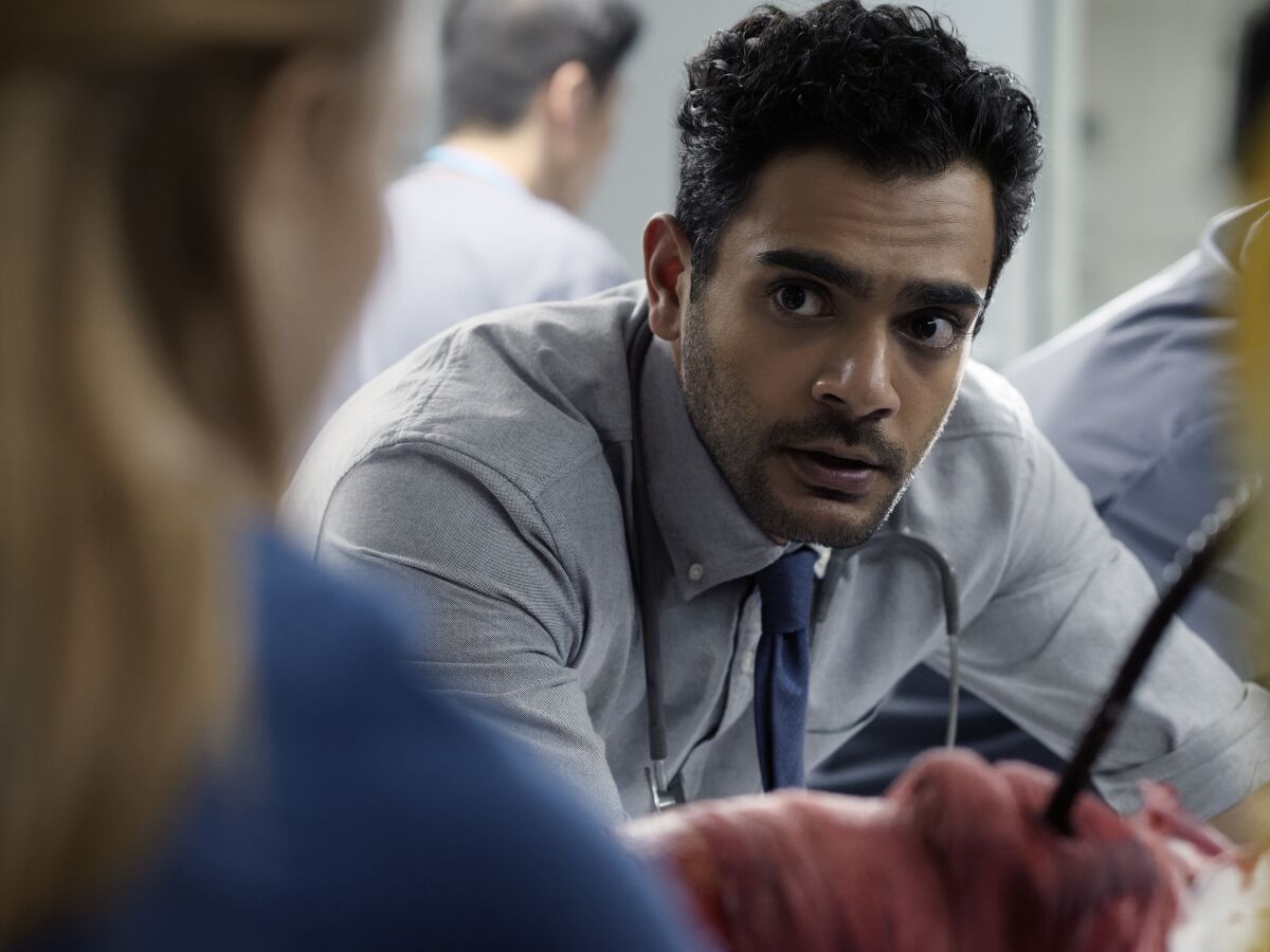 Hamza Haq stars in "Transplant" on NBC.