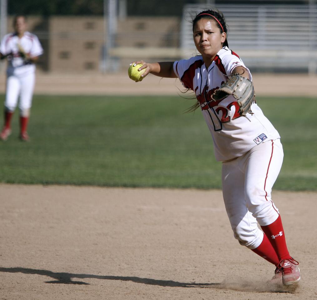 Photo Gallery: Burroughs High Softball playoff game