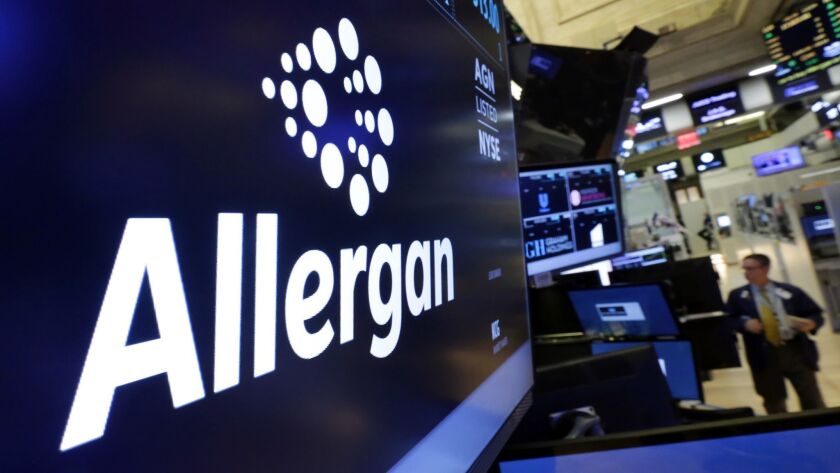 Several drug companies refrained from raising prices in the first days of 2019, but Allergan is an exception.