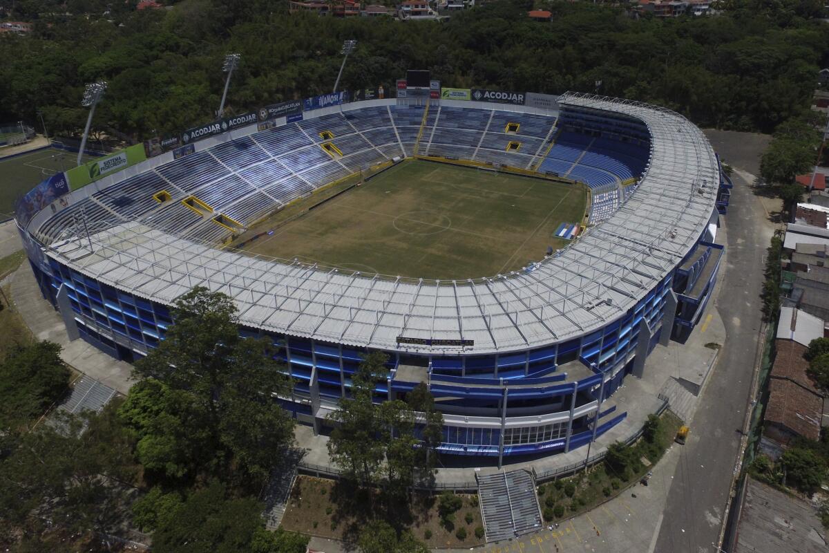 Vista del estadio Cuscatlán en San Salvador, El Salvador, el domingo 21 de mayo de 2023.