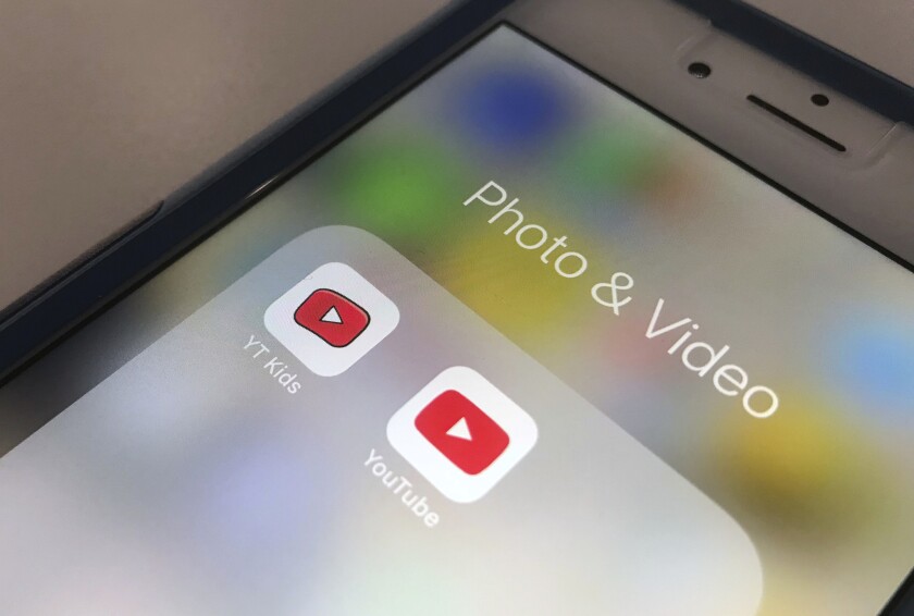 Icons of the YouTube app YouTube Kids app
