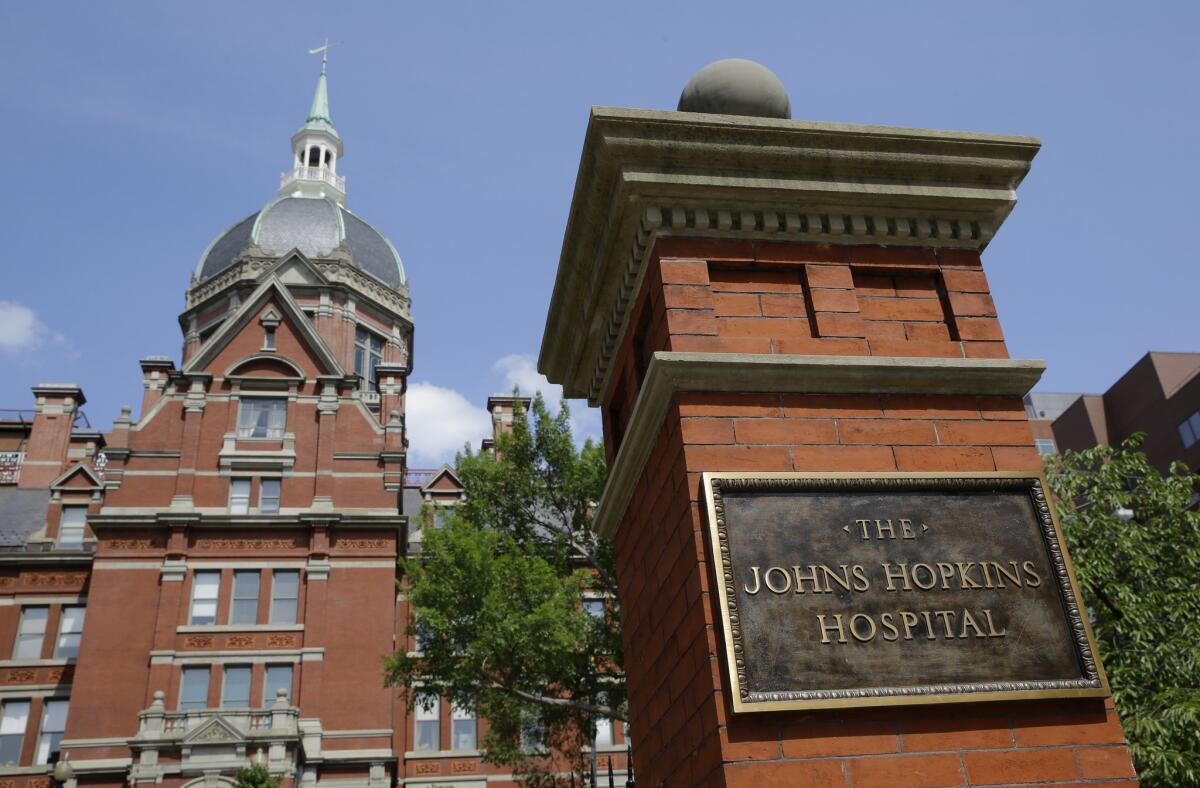 A gynecologist at Johns Hopkins Hospital in Baltimore secretly photographed patients, a class-action suit alleges.