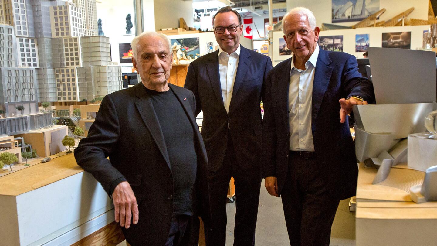 The Grand vision | Architect Frank Gehry unveils designs for his project facing Disney Hall
