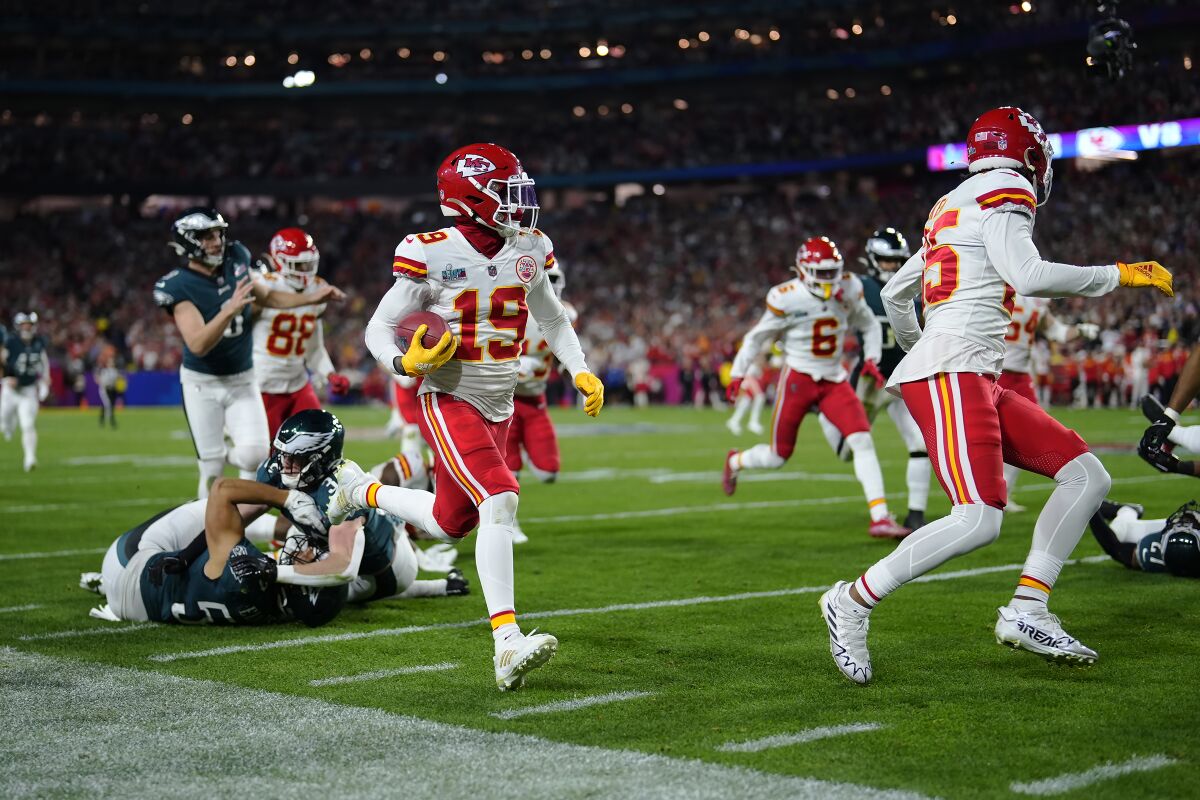 Kadarius Toney helps spur Chiefs to victory in 2023 Super Bowl Los