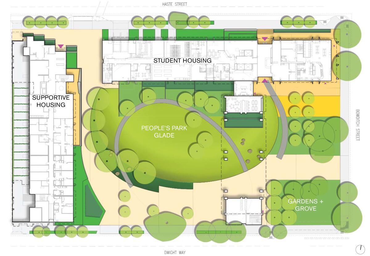 A conceptual drawing of People’s Park Glade