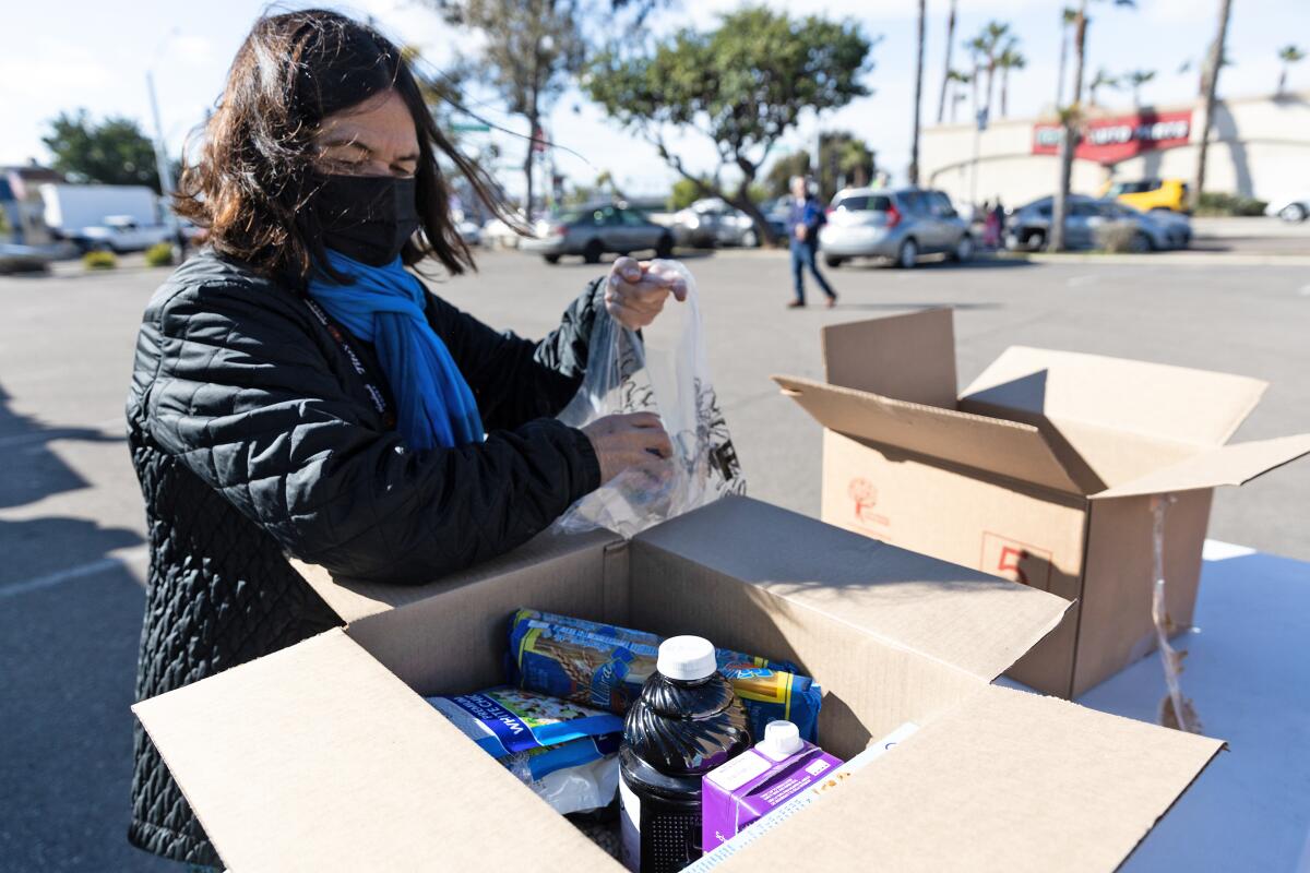 Large nonprofits, such as the San Diego Food Bank, are more likely to be awarded grants than smaller nonprofits.