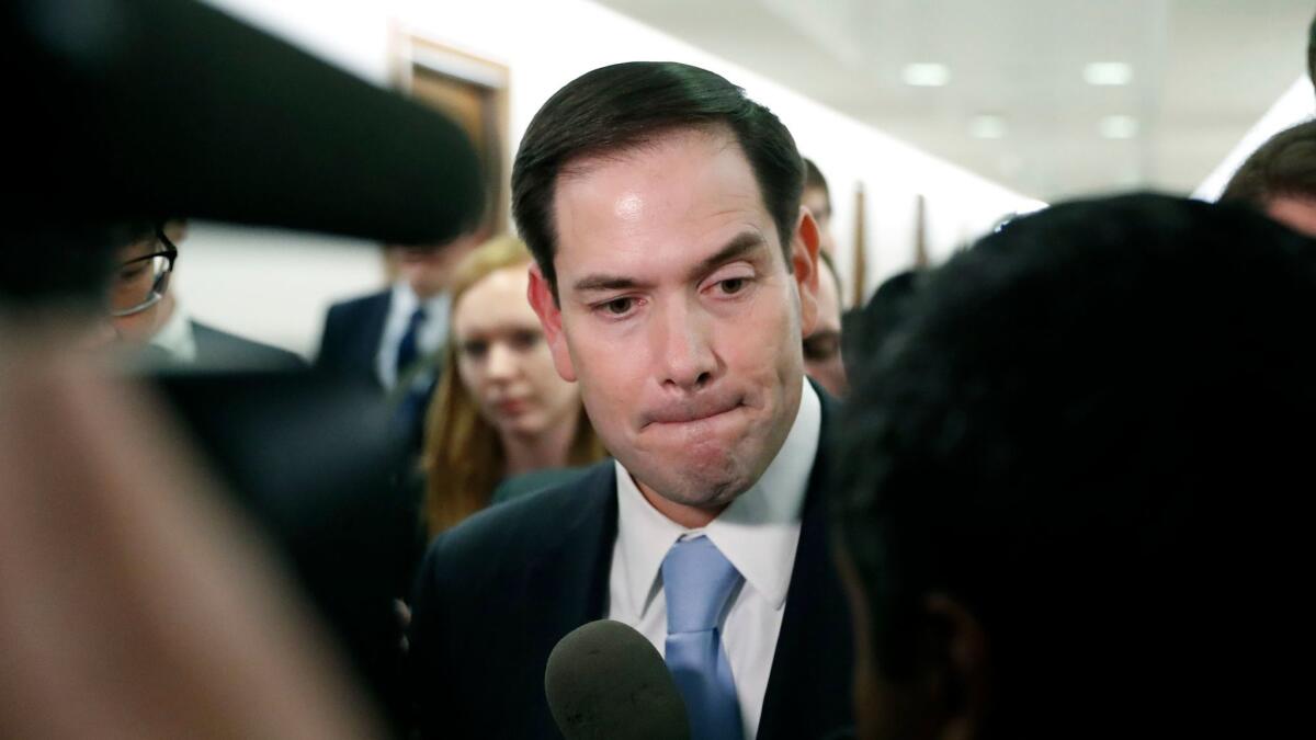 Sen. Marco Rubio (R-Fla.) actually bragged about introducing a measure that drove insurers out of business and forced a million Americans to find new health coverage. But the measure was just eviscerated by a U.S. judge.