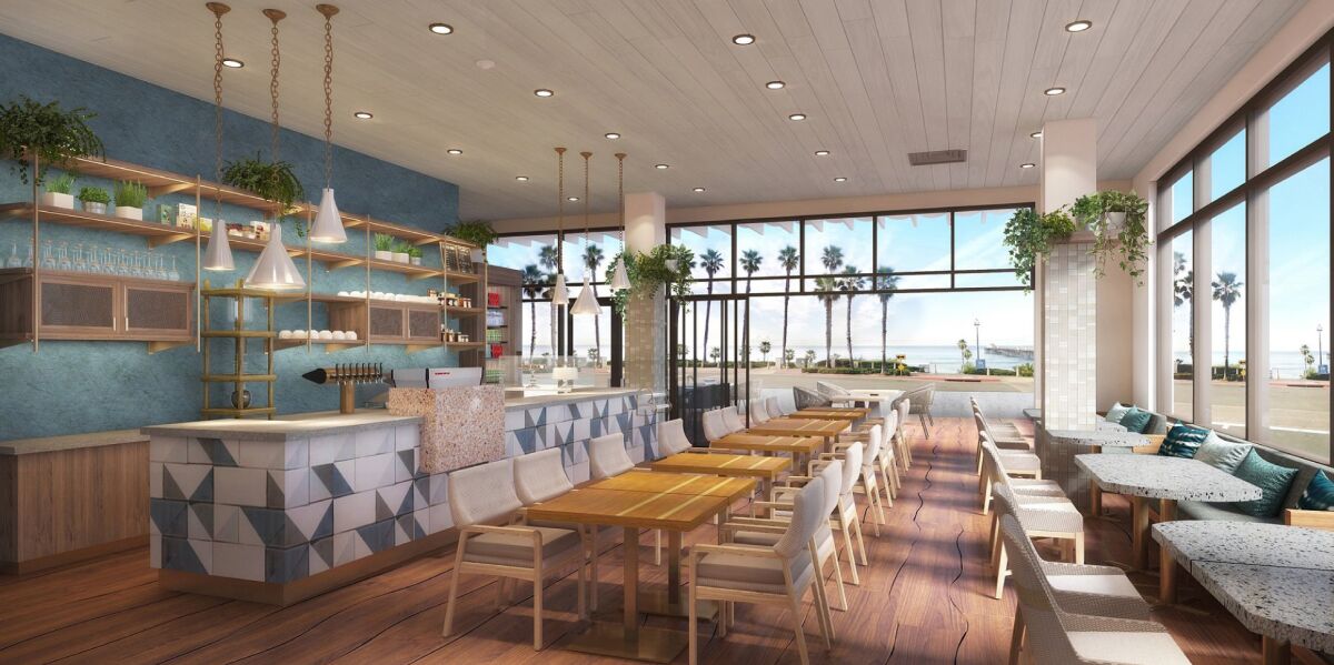 High/Low, a breakfast and lunch restaurant at the new Mission Pacific Hotel in Oceanside, opened May 24.
