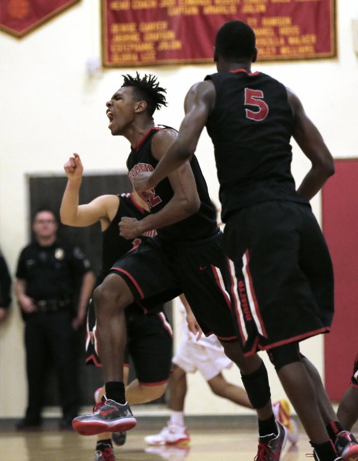 Keith Fisher gets emotional for Westchester High. He's the City Section player of the year.