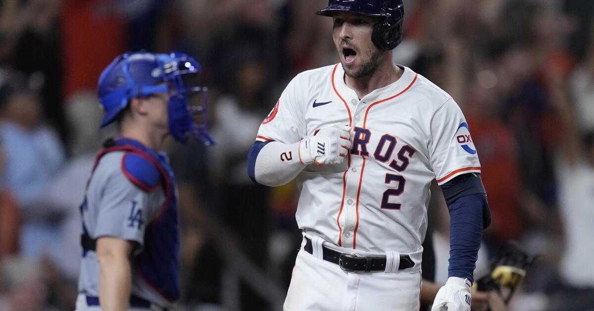 Dodgers bullpen again falters in walk-off loss to the Astros