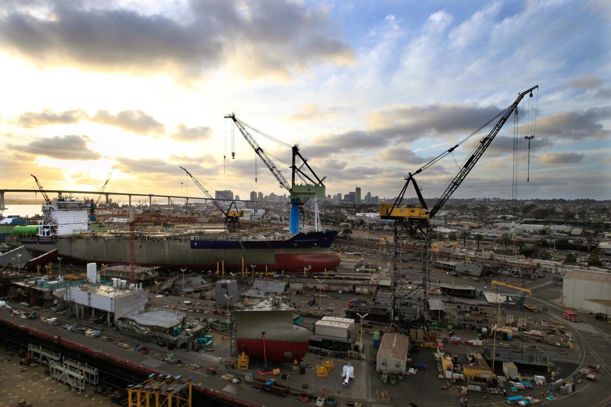 Shipyards and other industrial activity in Barrio Logan have been blamed for pollution in that community