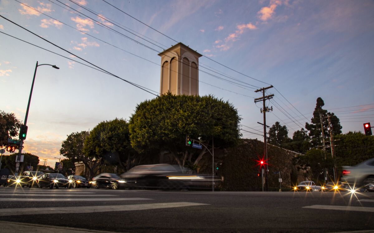 The oil facility at Pico Boulevard and Doheny Drive in Los Angeles.