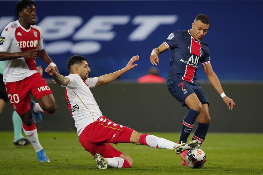 Monaco's Guillermo Maripan,