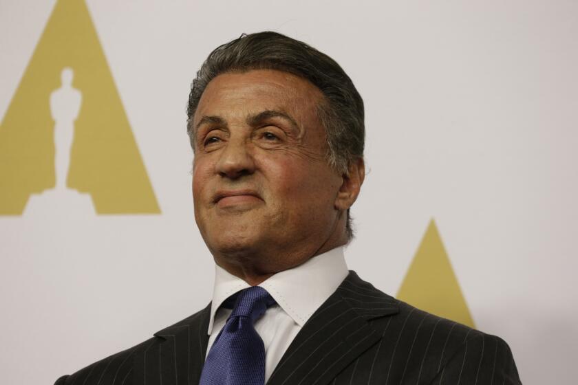 "Creed" actor Sylvester Stallone attends the 88th Academy Awards nominee luncheon in Beverly Hills on Monday.
