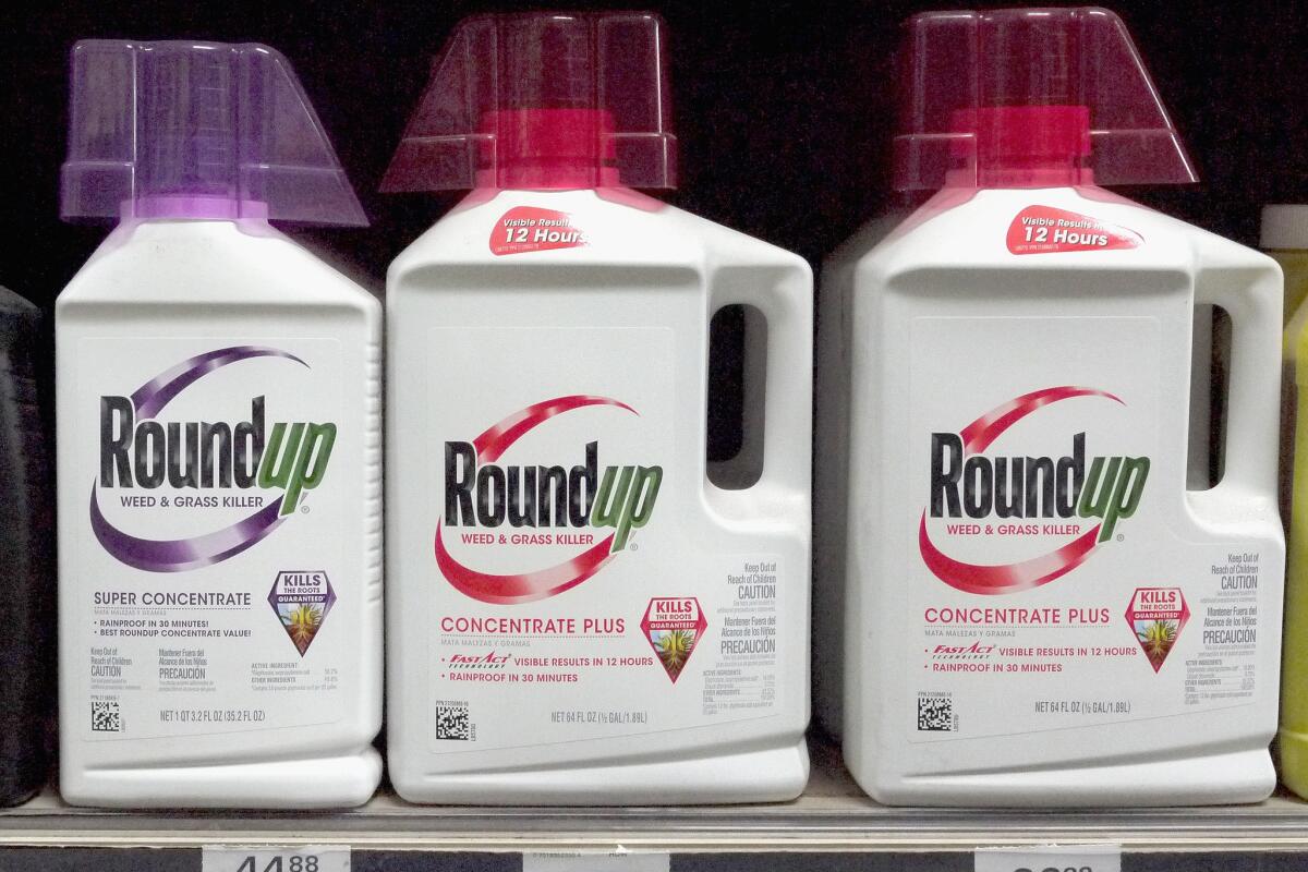 Roundup weed-killing products