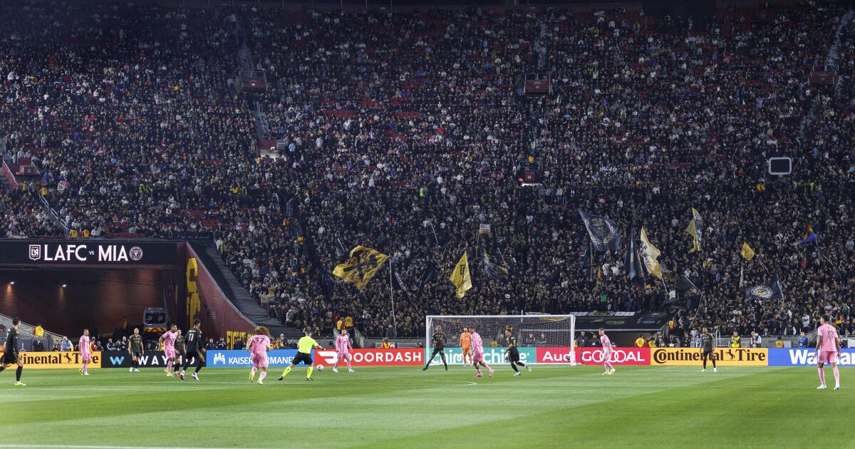 O número recorde do LAFC-Inter Miami foi superado por Lionel Messi