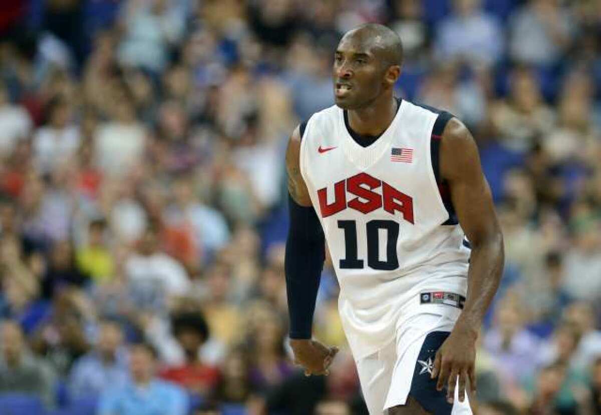 Kobe Bryant during the Olympics.