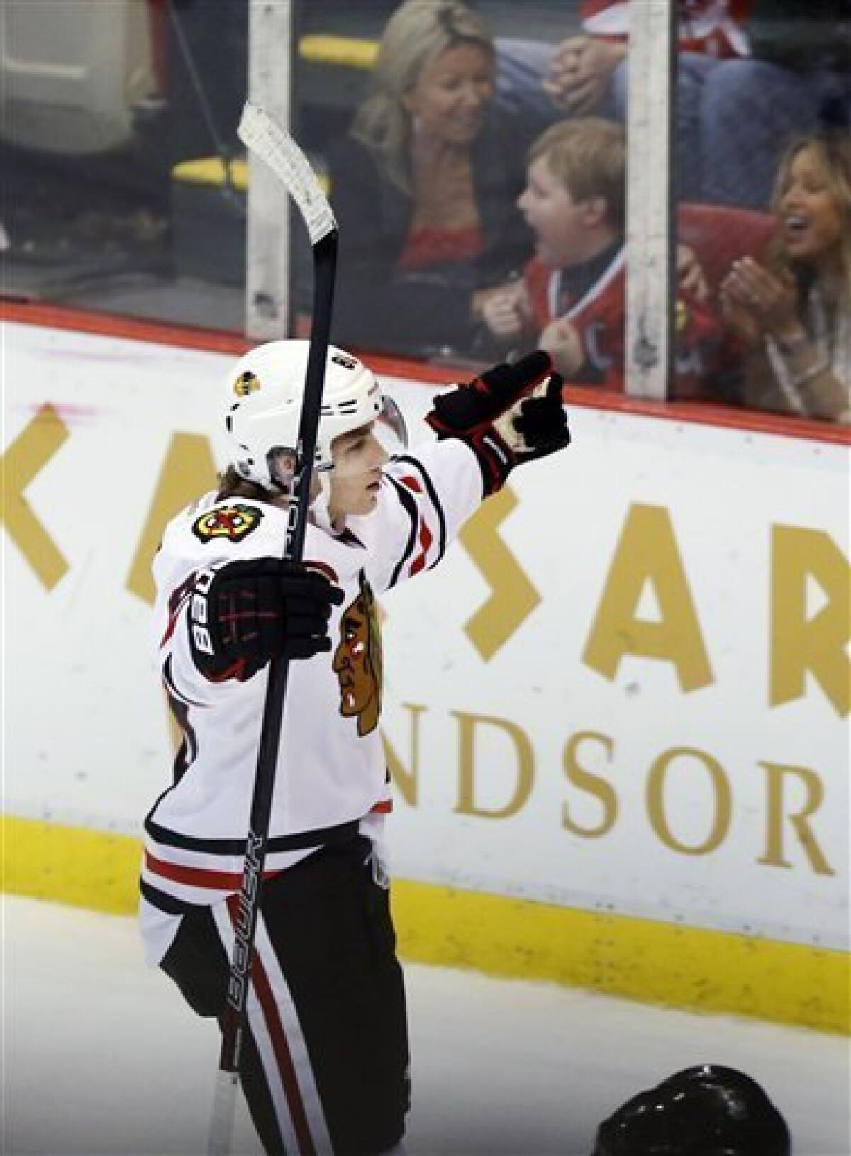 Marian Hossa refused to celebrate Kane's Cup winning goal until he