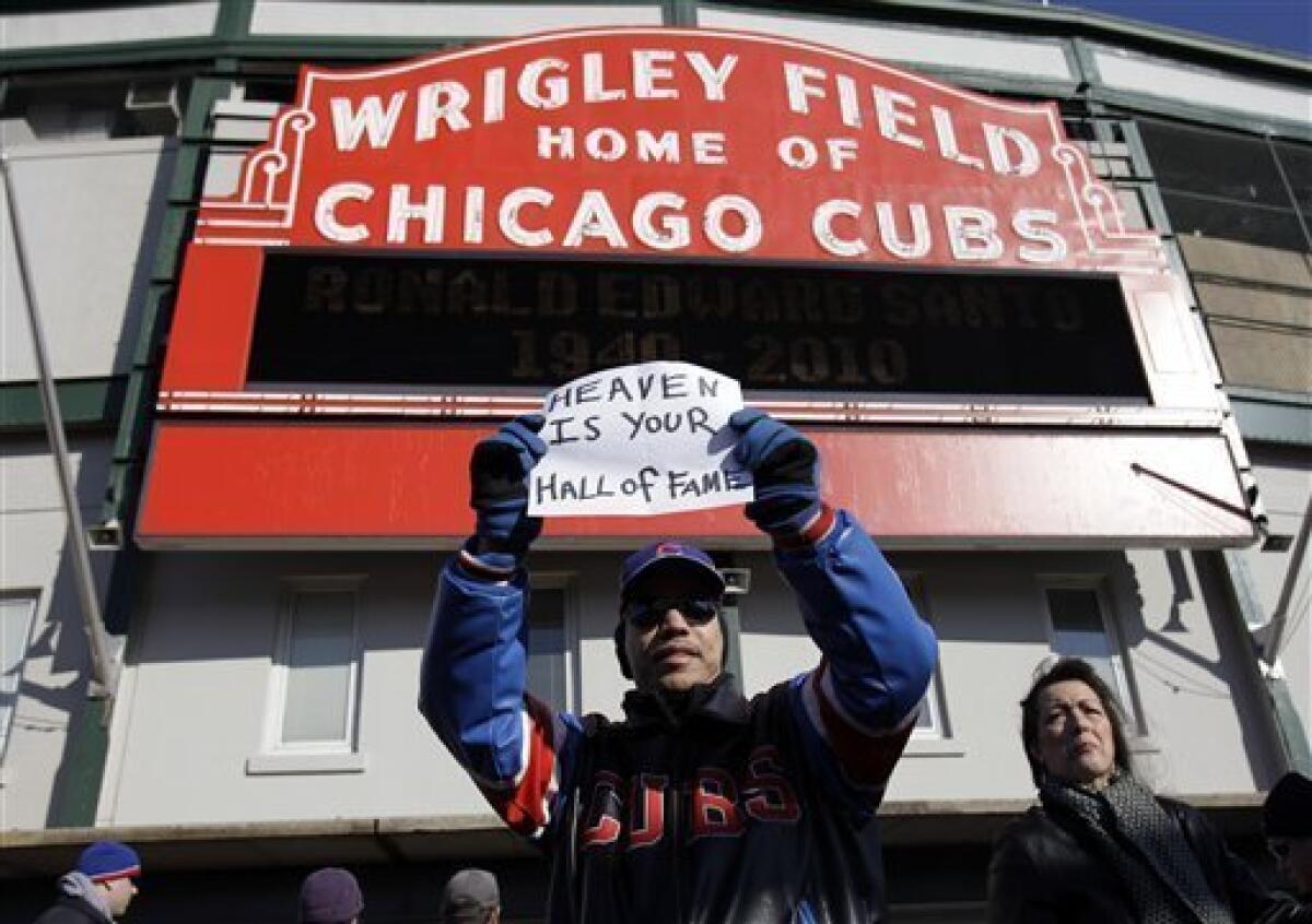 Ron Santo's wake and funeral