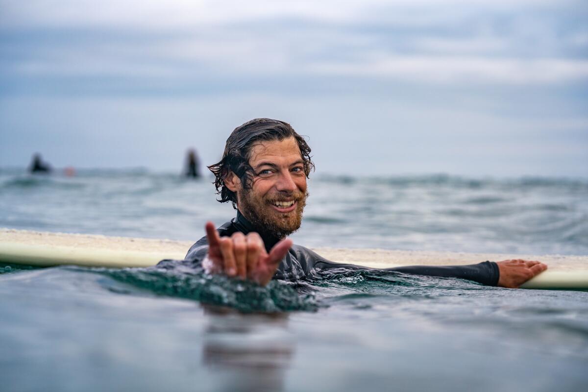 Tim Reda poses for a picture in December.