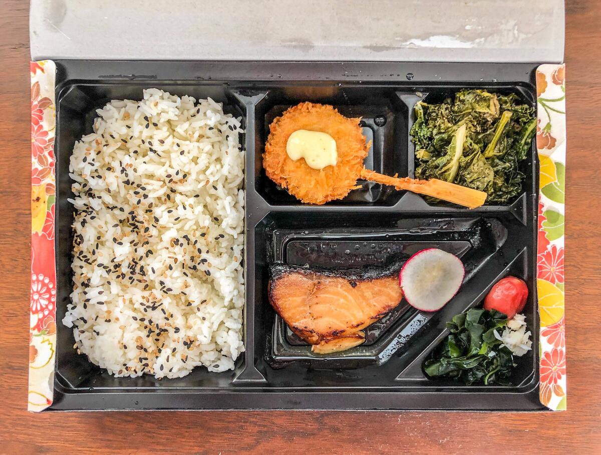 Black cod bento from Iki Ramen.