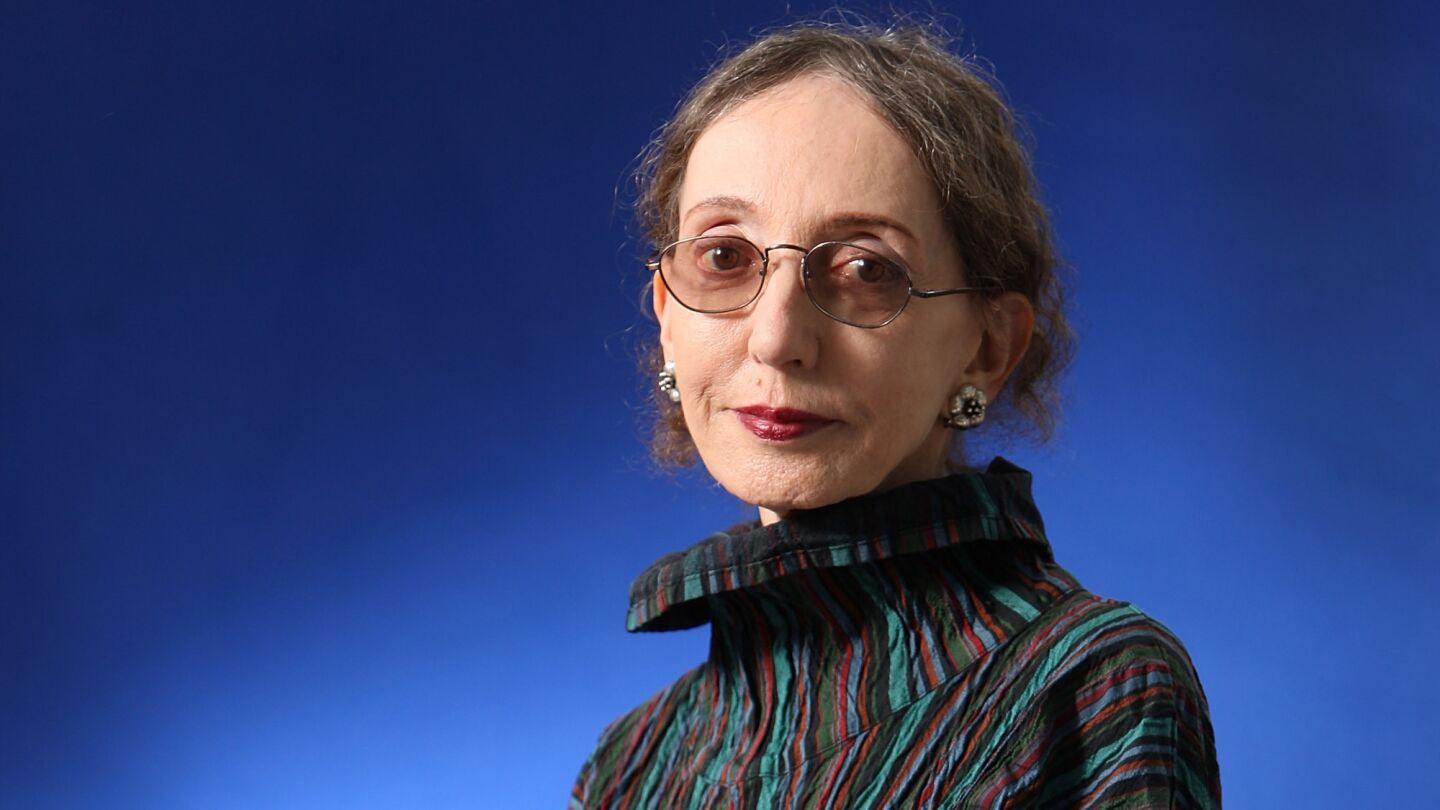 American author Joyce Carol Oates, a Nobel Prize contender, was in 12th place Monday, according to Ladbrokes.
