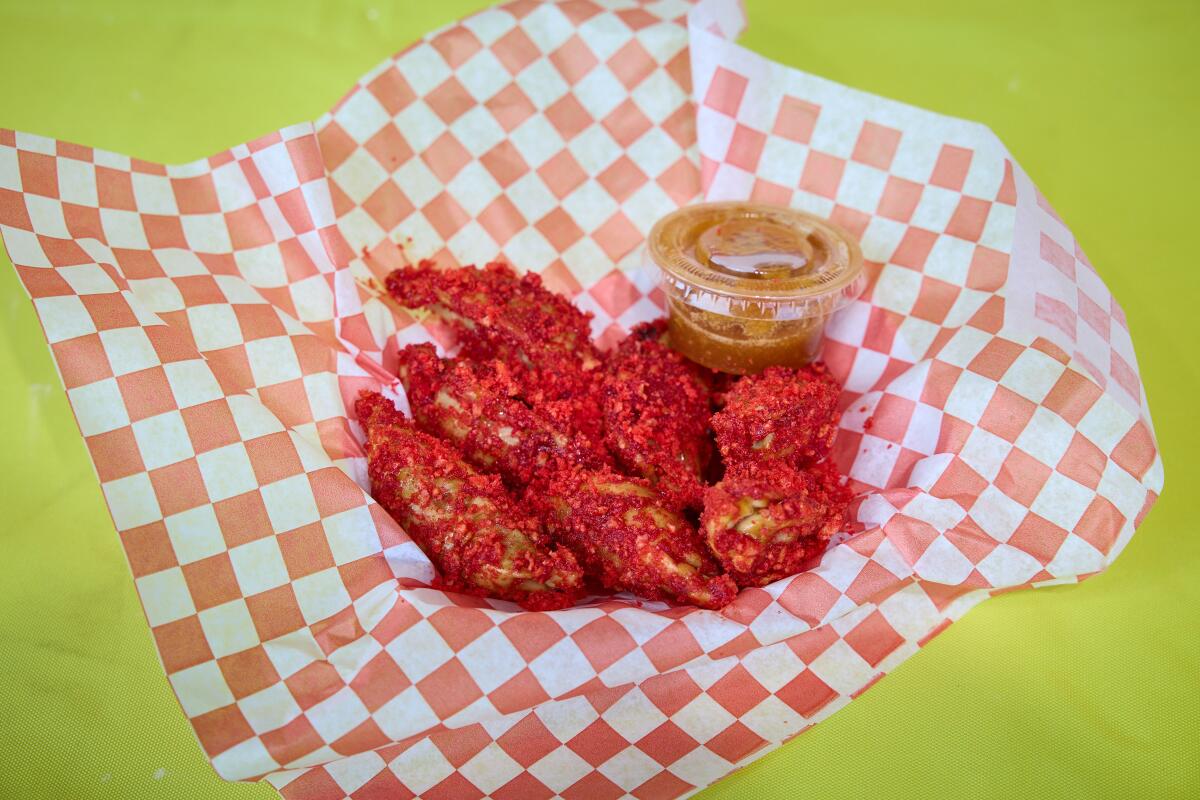 San Diego County Fair - Deep Fried Nachos at Texas Tater Twister on the  Concourse -- Your favorite munchie smashed up and deep fried into a yummy  ball of goodness.