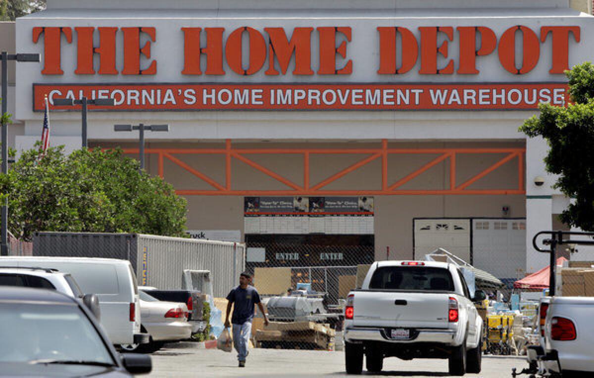 A Home Depot store in Glendale.