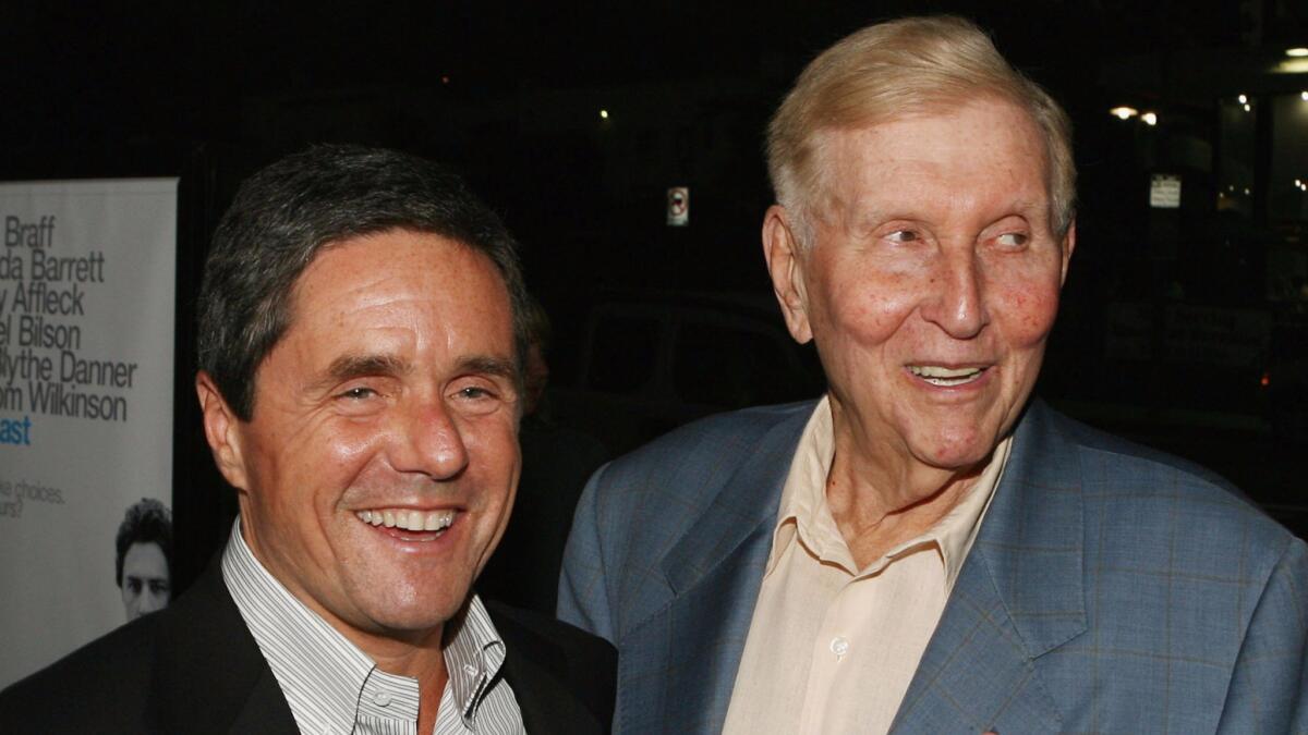 Sumner Redstone, right, and Brad Grey at the premiere of "The Last Kiss" in Los Angeles, Sept. 13, 2006.