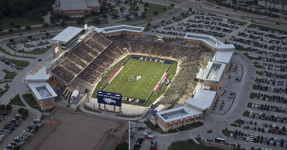 After Texas high school builds 60million stadium, rival district