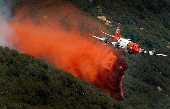 Wind-driven blaze in Santa Barbara