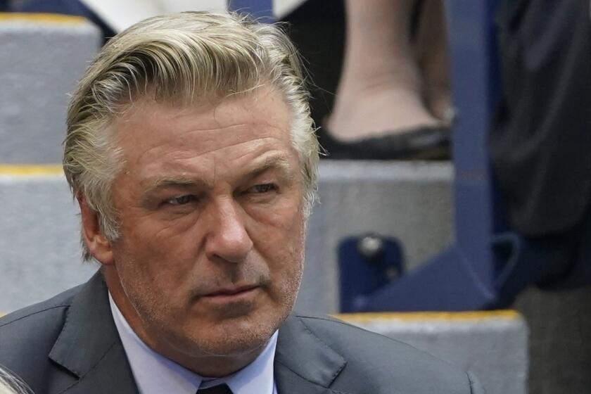 Alec Baldwin at the U.S. Open in New York last month.